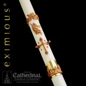 1-15/16" x 39" Mount Olivet Eximious Paschal Candle