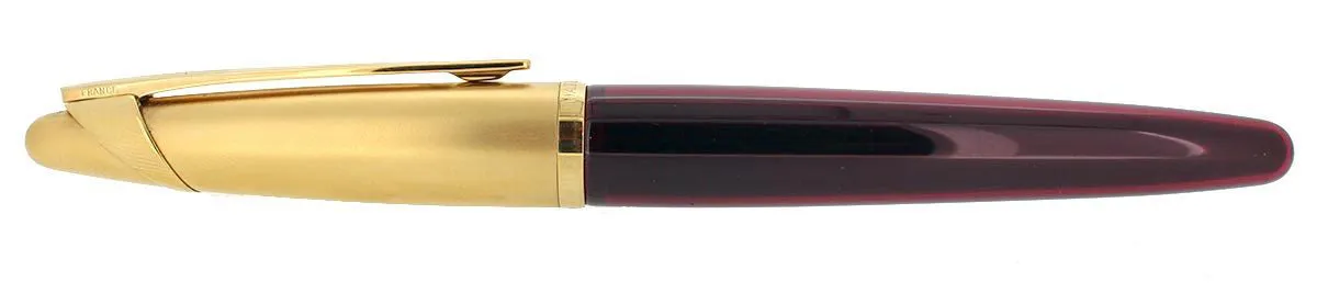 1990S WATERMAN EDSON RUBY RED ROLLERBALL PEN MINT CONDITION