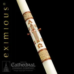 2-1/16" x 42" Luke 24 Eximious Paschal Candle