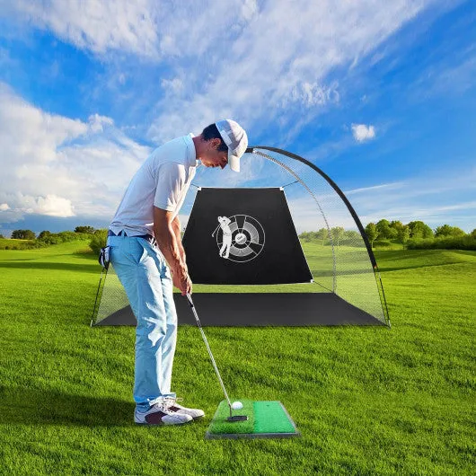 3-in-1 Portable 10 Feet Golf Practice Set