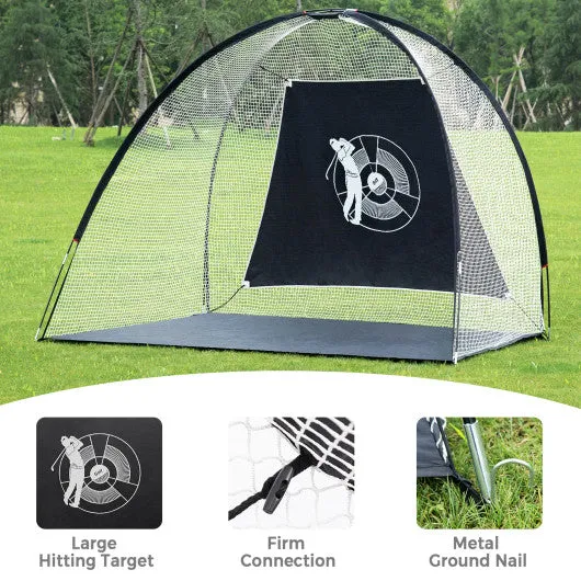 3-in-1 Portable 10 Feet Golf Practice Set