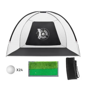 3-in-1 Portable 10 Feet Golf Practice Set