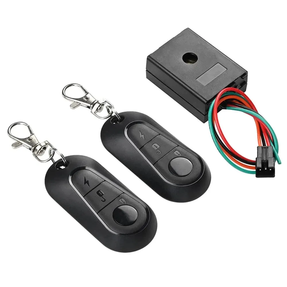 36V-72V Electric Bike Alarm E Bike Remote Control Electric Scooter Anti-Theft Device Replacement for Xiaomi M365/1S/M365 Pro