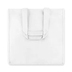 6 Bottle White Non Woven Tote by True