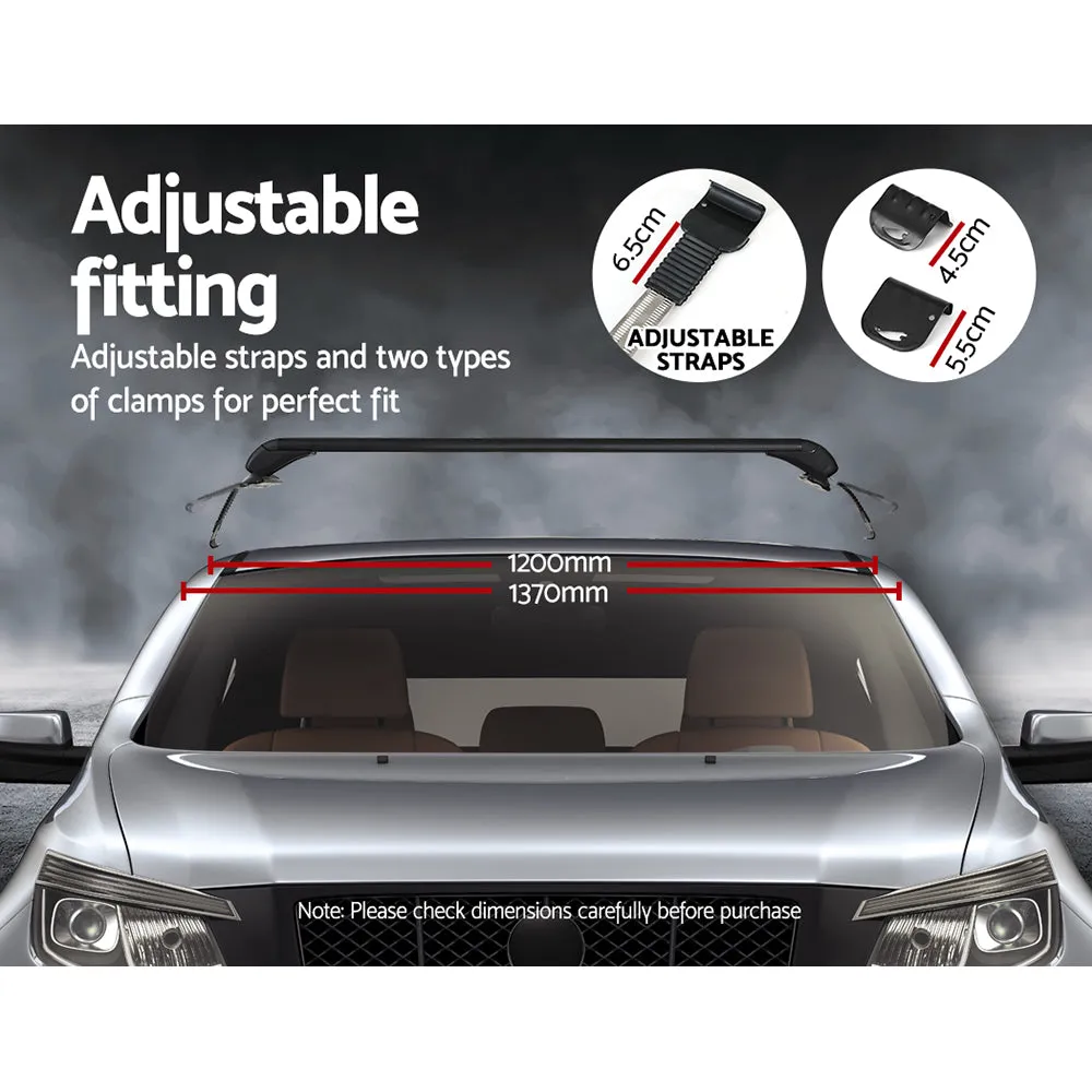 Adjustable Aluminium Car Roof Rack Cross Bars - 45kg, Universal, Anti-Theft