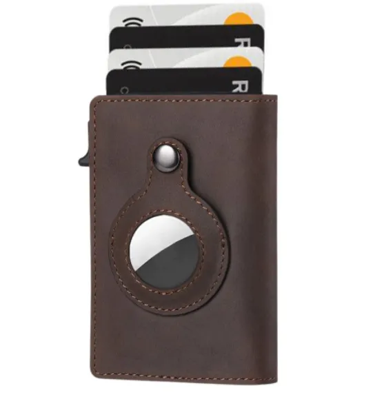 AirTag Wallet Anti Theft Bullet Card Bag