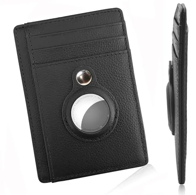 AirTag Wallet Anti Theft Bullet Card Bag