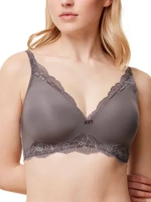 Amourette Charm Padded Bralette - Pigeon Grey