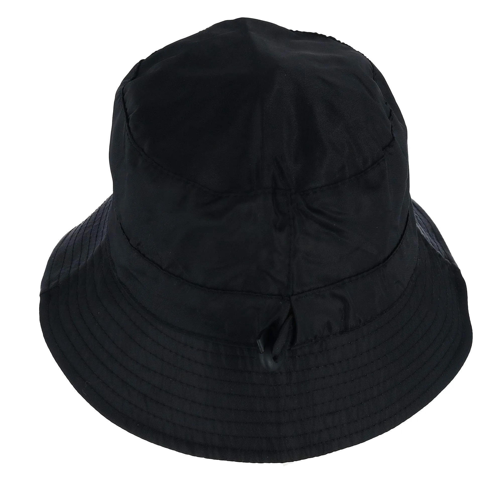 Angela & William Waterproof Packable Rain Hat with Zippered Closure