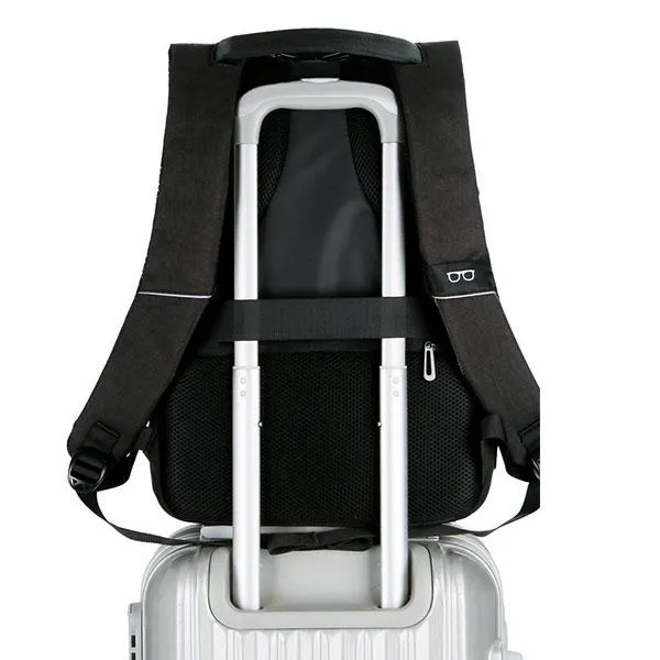 Anti-Theft Laptop Backpack with USB Charging Port and Headphone Jack