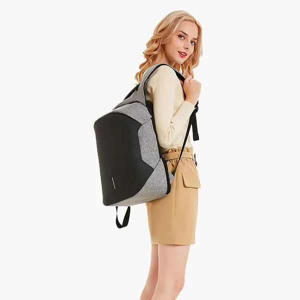 Anti-Theft Laptop Backpack with USB Charging Port and Headphone Jack