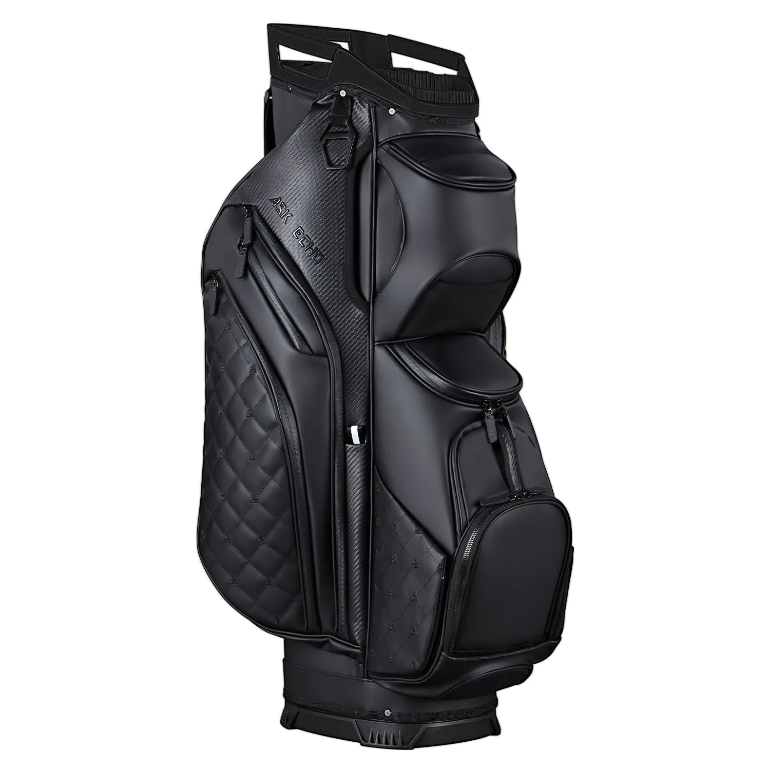 Ask Echo 2024 SLC-130LE Luxury 15 Way Full Length Dividers Golf Soundless Synthetic Leather Cart Bag