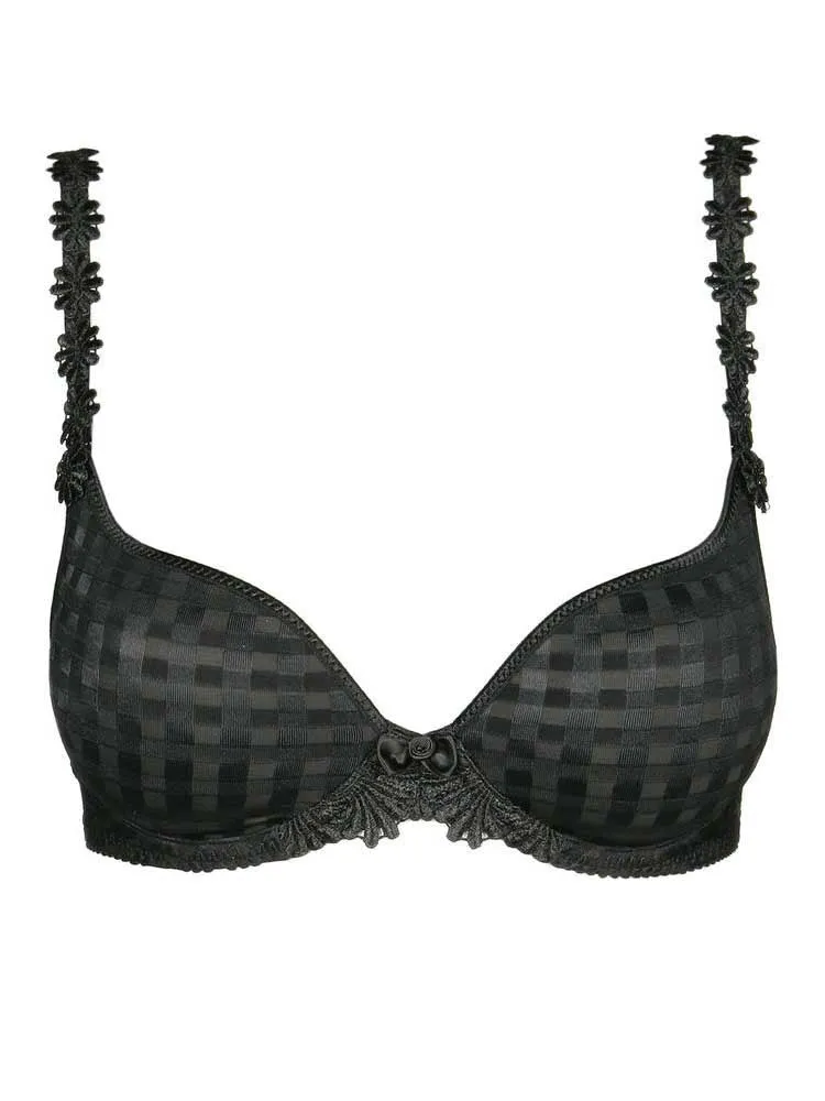 Avero Padded Heartshape Bra - Black