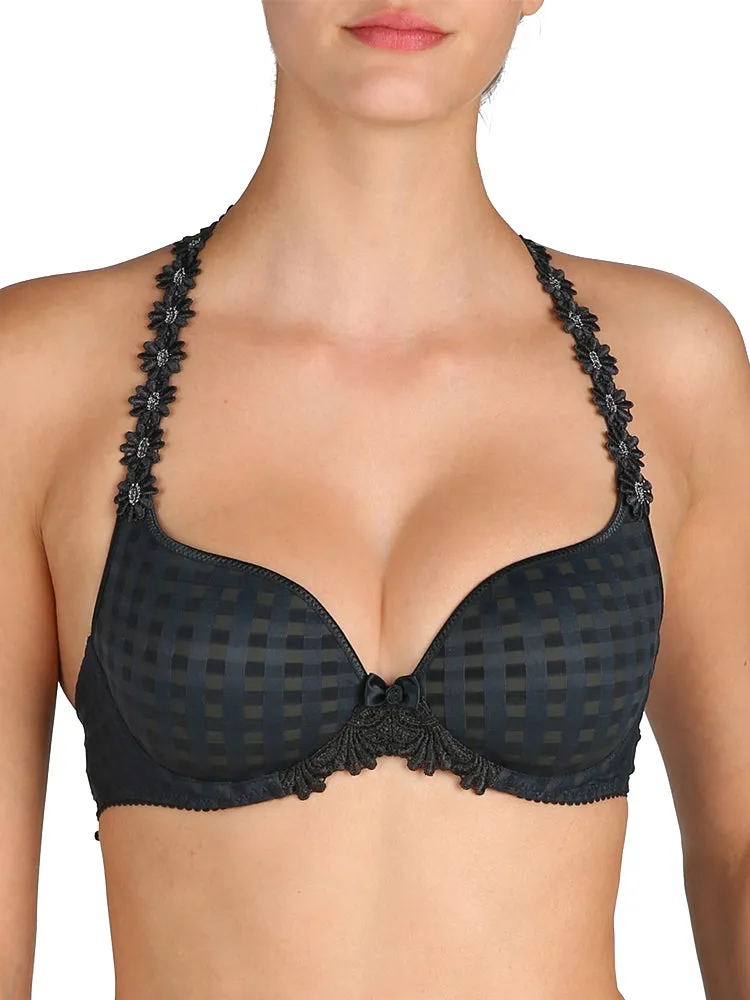 Avero Padded Heartshape Bra - Black