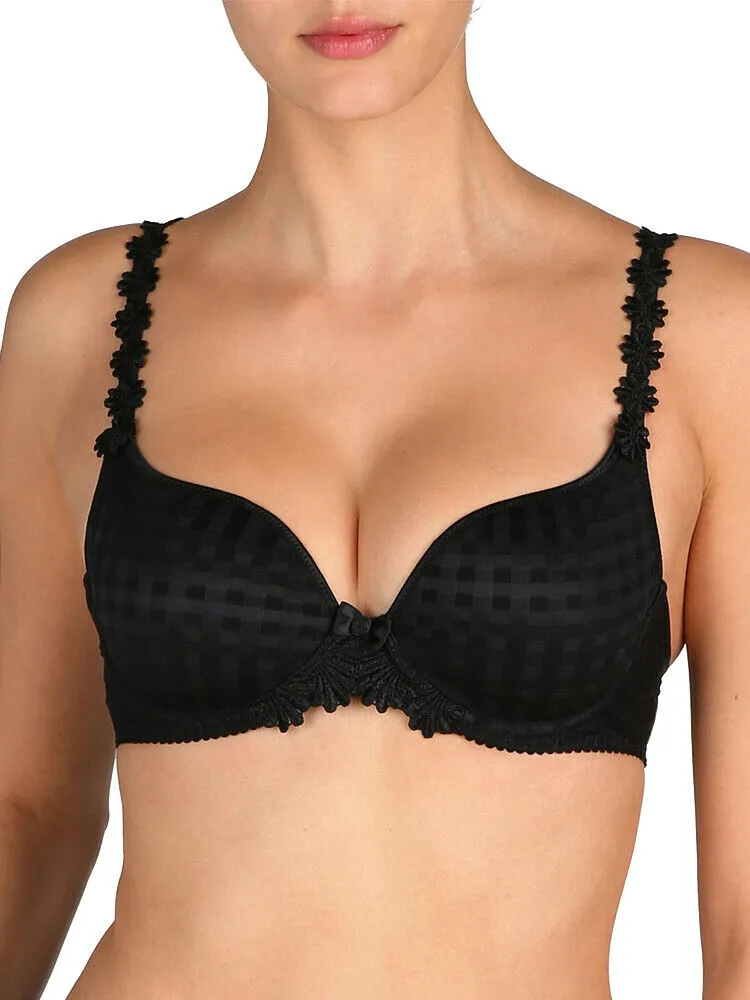 Avero Padded Heartshape Bra - Black