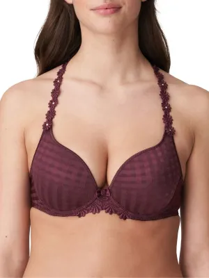 Avero Padded Heartshape Bra - Wine