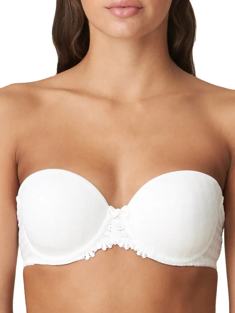 Avero Padded Strapless Bra - White