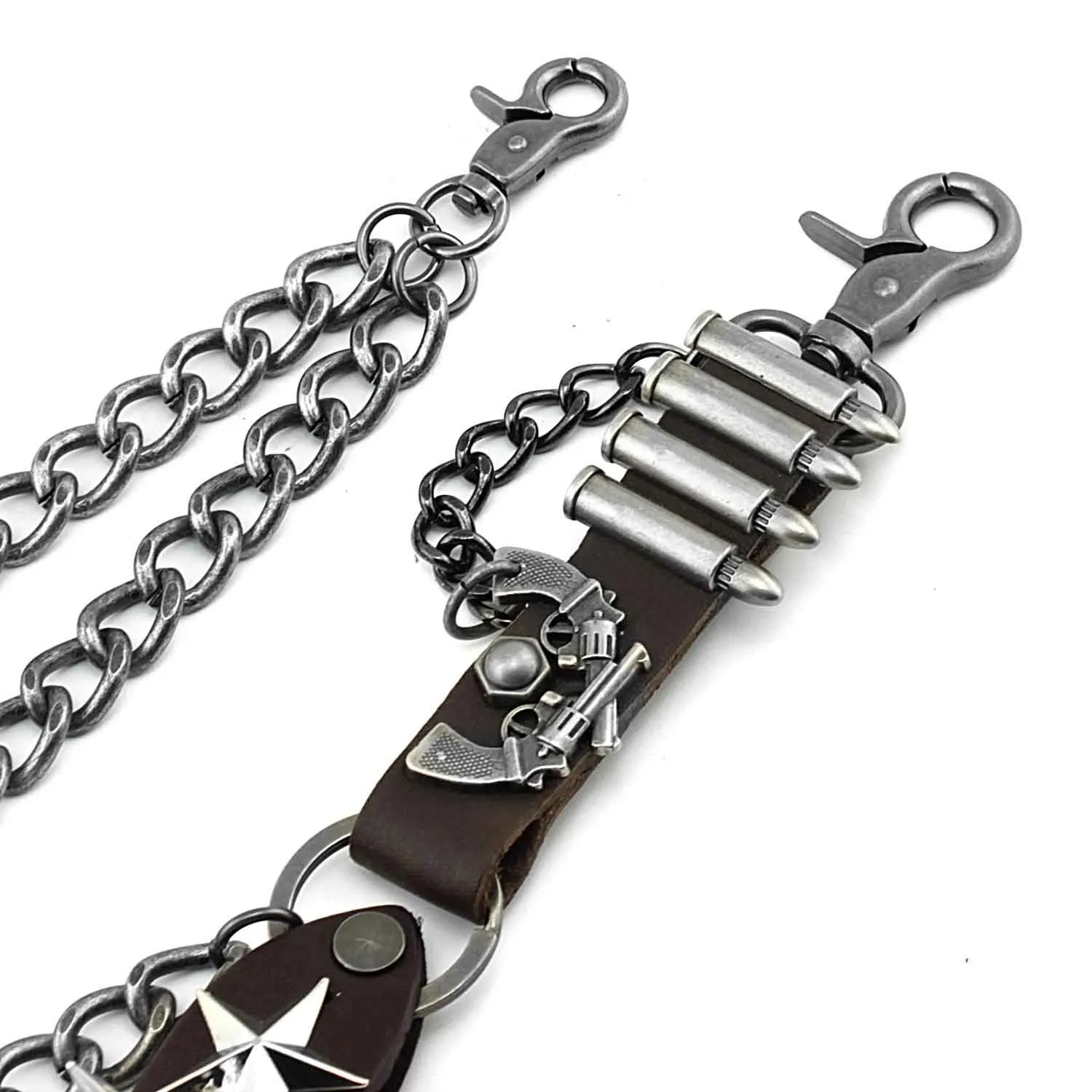 Badass Biker Heavy Metal Double Pants Chain Wallet Chain Motorcycle Punk Chain For Men