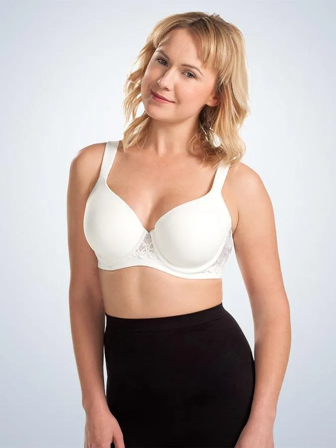 Balconette Padded Wirefree Comfort Bra (5215)-WHSS-42DDD