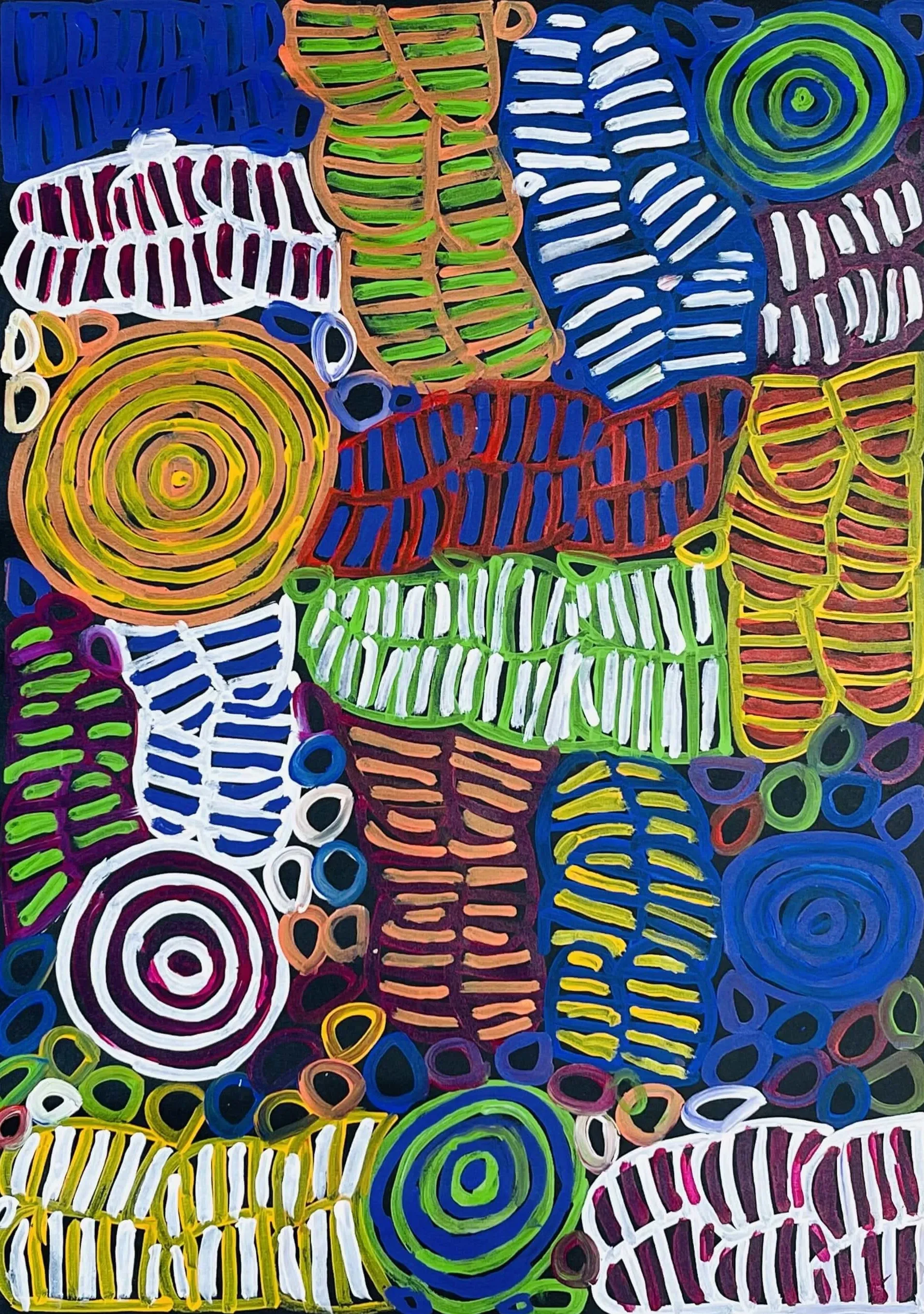 Betty Mbitjana - Aboriginal Art