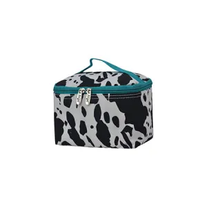 Black Cow Turquoise NGIL Cosmetic Case