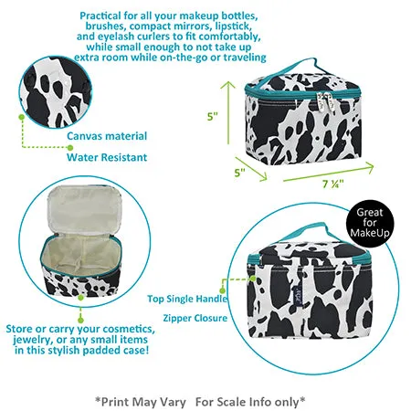 Black Cow Turquoise NGIL Cosmetic Case