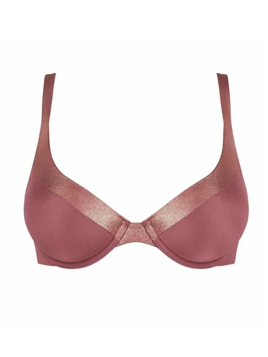 Body Make-Up Soft Touch Half Cup Bra - Wild Raspberry