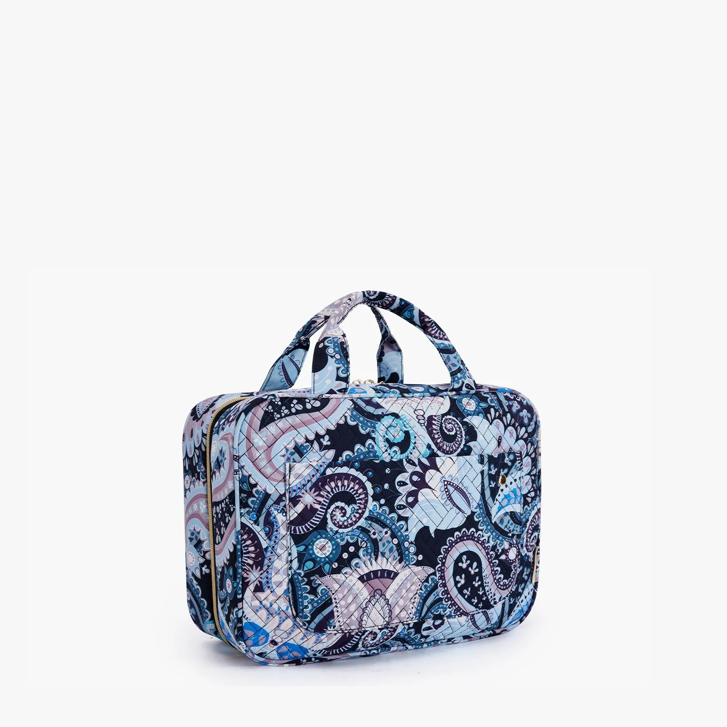 Bonchemin Blue Paisley The Space Saver Toiletry Bag