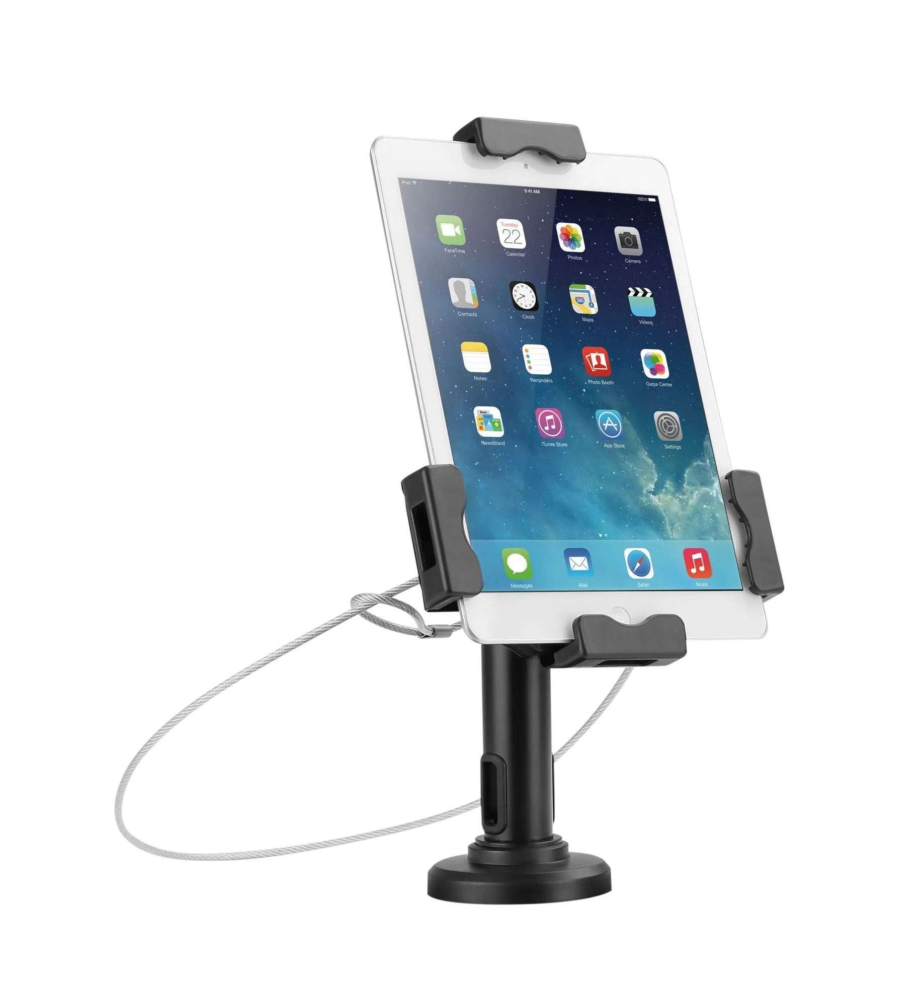 Brateck 2-in-1 Multi-Purpose Anti-Theft Tablet Countertop Kiosk, Designed for Protecting Tablets in Public, Desk Stand or Wall Mount