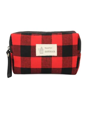 Buffalo Plaid Cosmetic Pouch