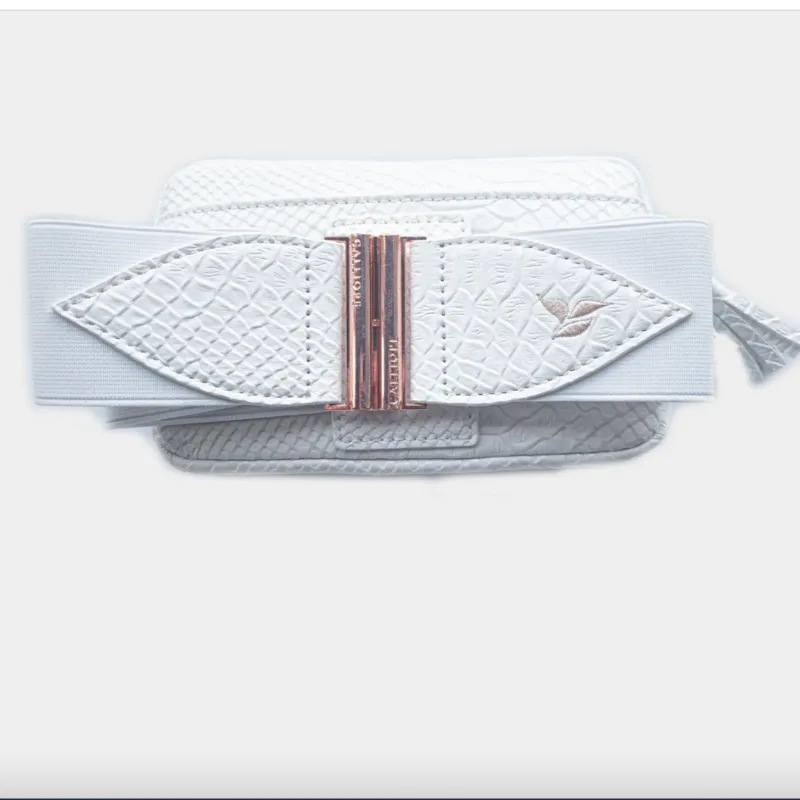 Calliope Moneypenny Belt Bag - White/Rose