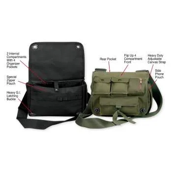 Canvas Survivor Messenger Shoulder Bag