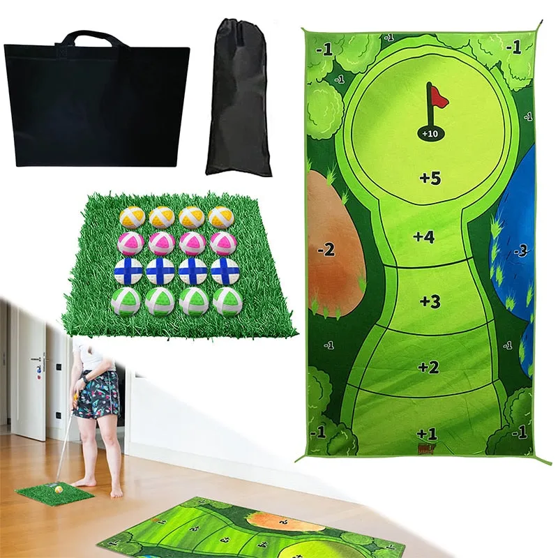 Casual Golf Game Mat Set