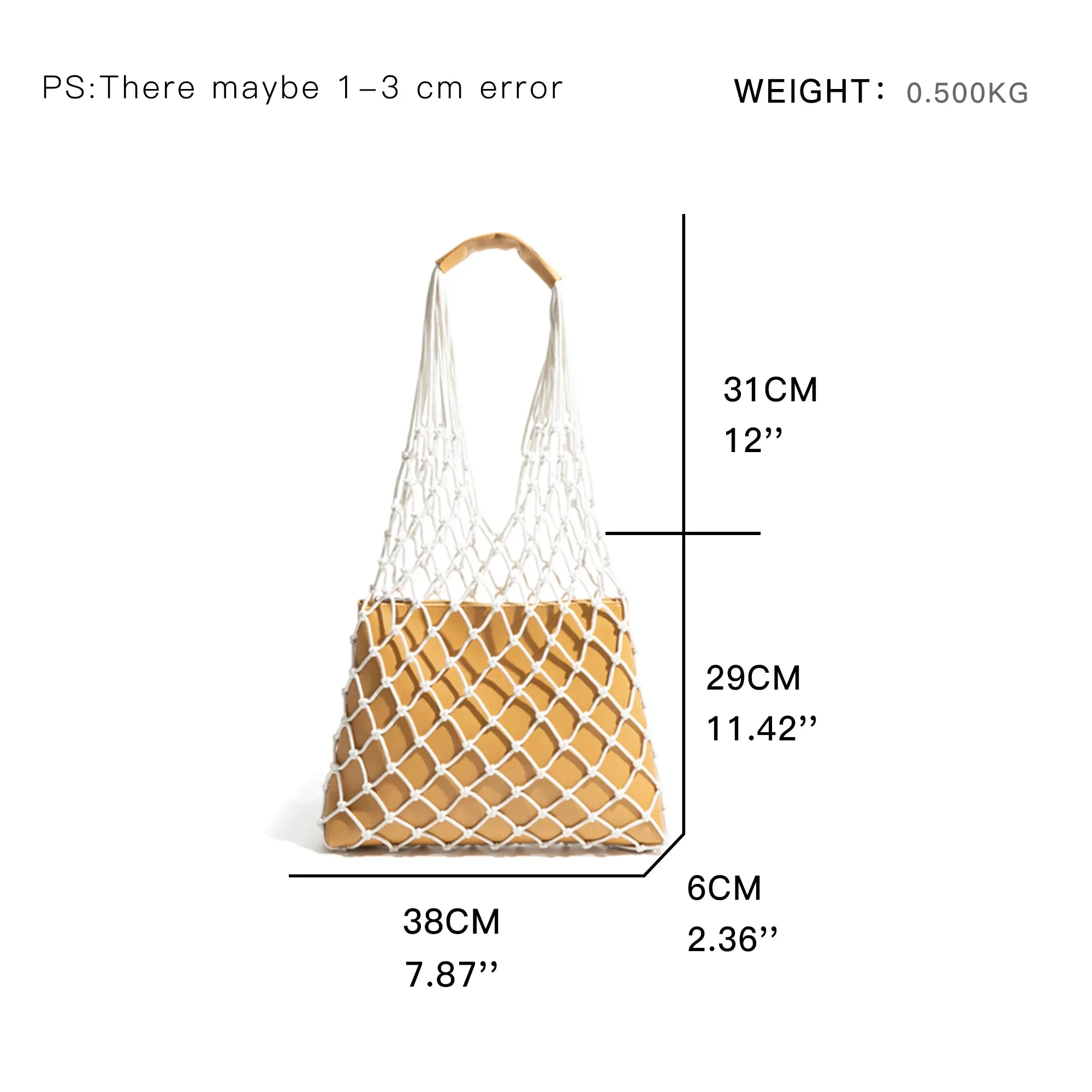 Chic Fishing Net Shoulder Bag