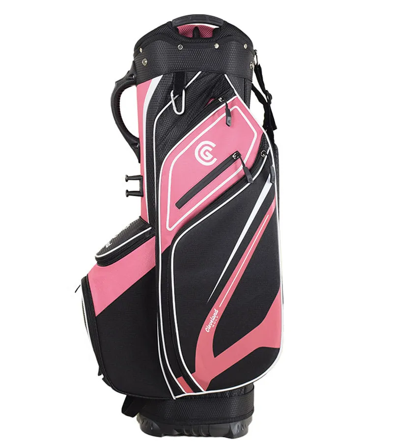 Cleveland Golf Lightweight Cart Bag- Pink/Black