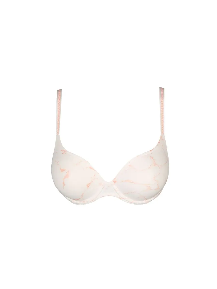 Colin Padded Heartshape Bra - Marble Pink