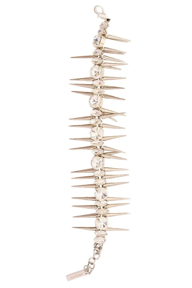 Collina Strada - Studded Choker: Crystal Clear