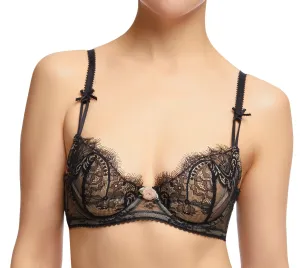 Coquette Underwire Bra - Black