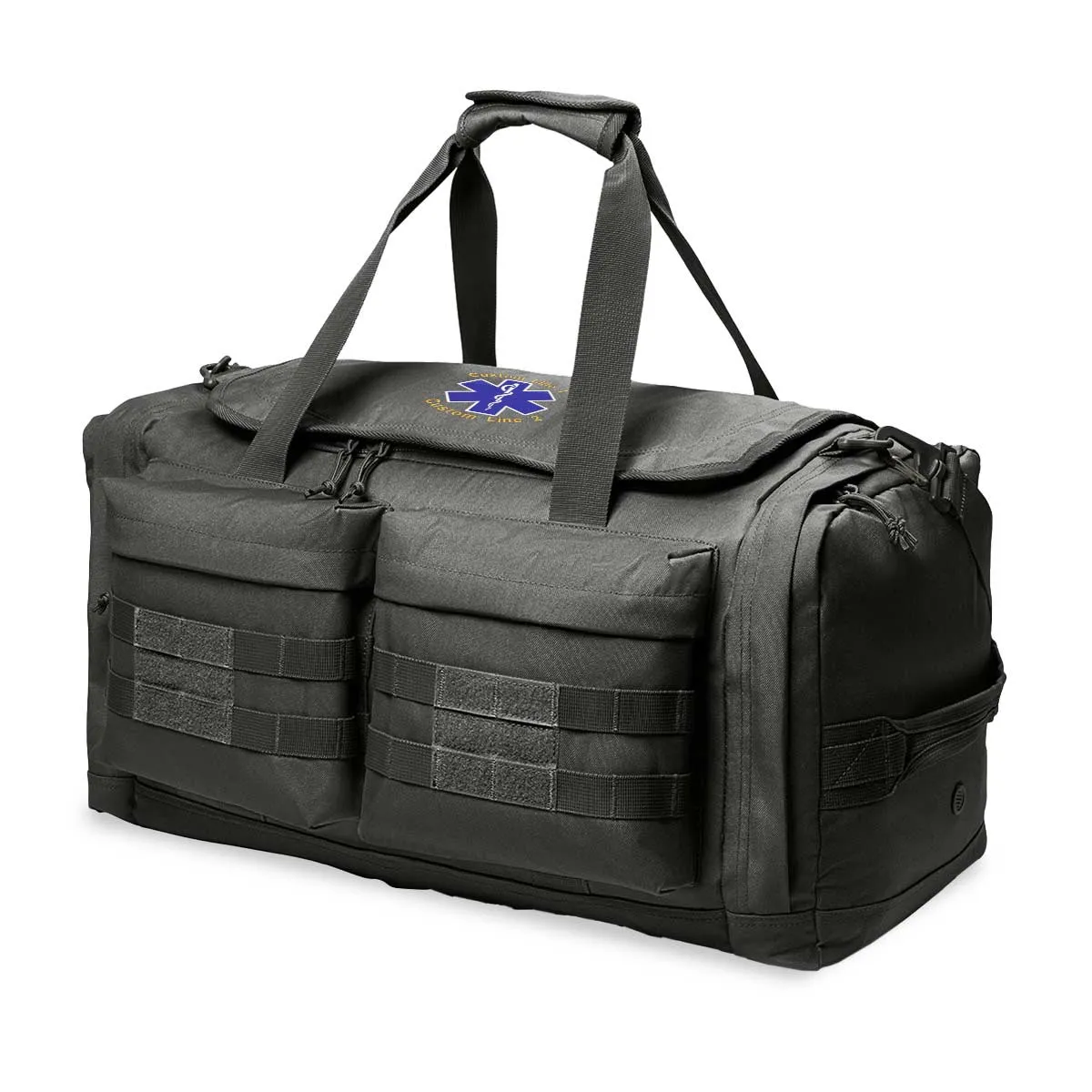 Customized Tactical Duffel Bag with with Star of Life Embroidery