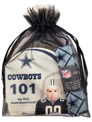 Dallas Cowboys licensed NFL Gift Set-Book with Rally Paper