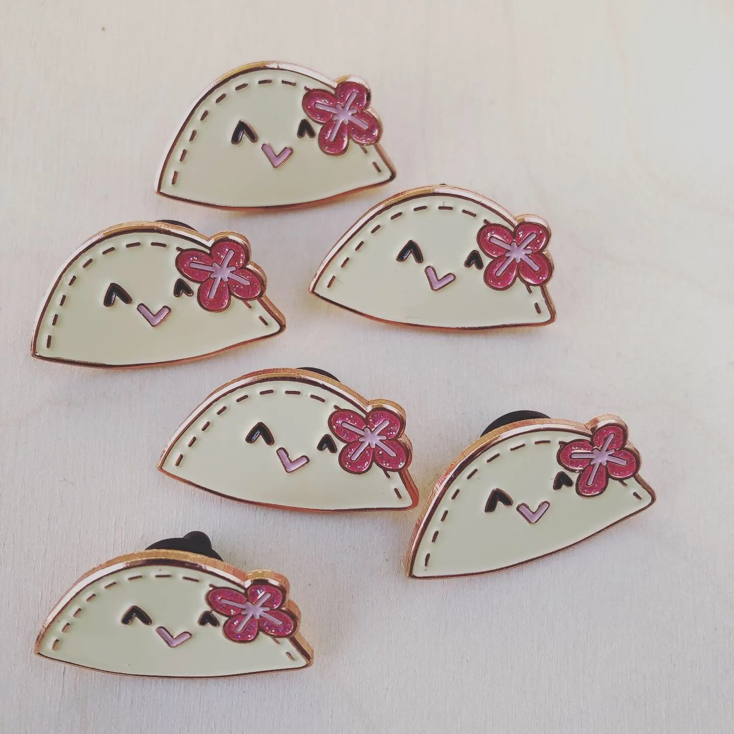 Dumpling Enamel Pin