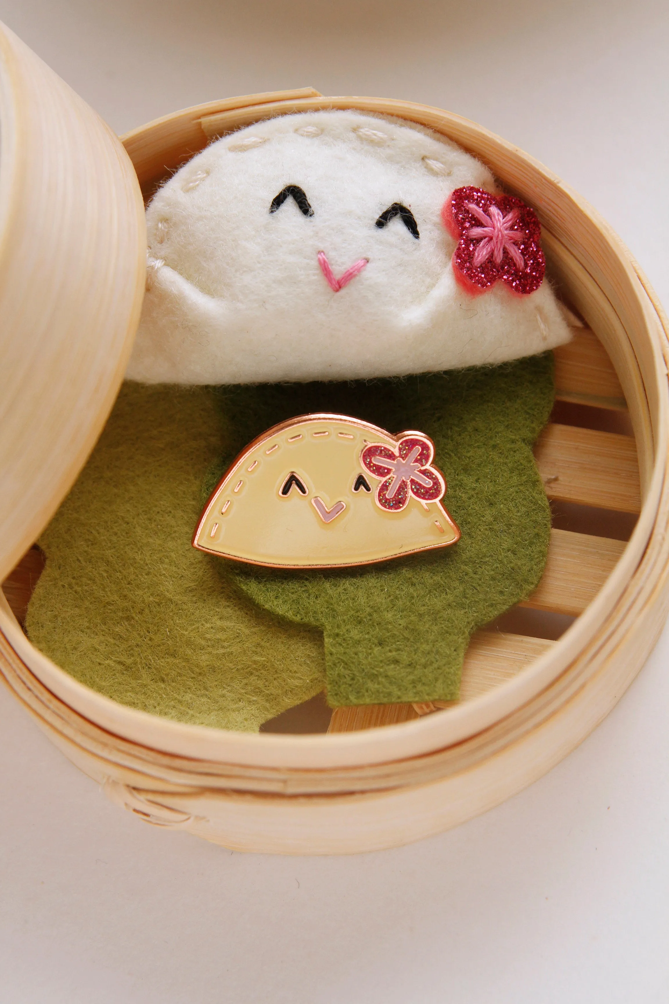 Dumpling Enamel Pin