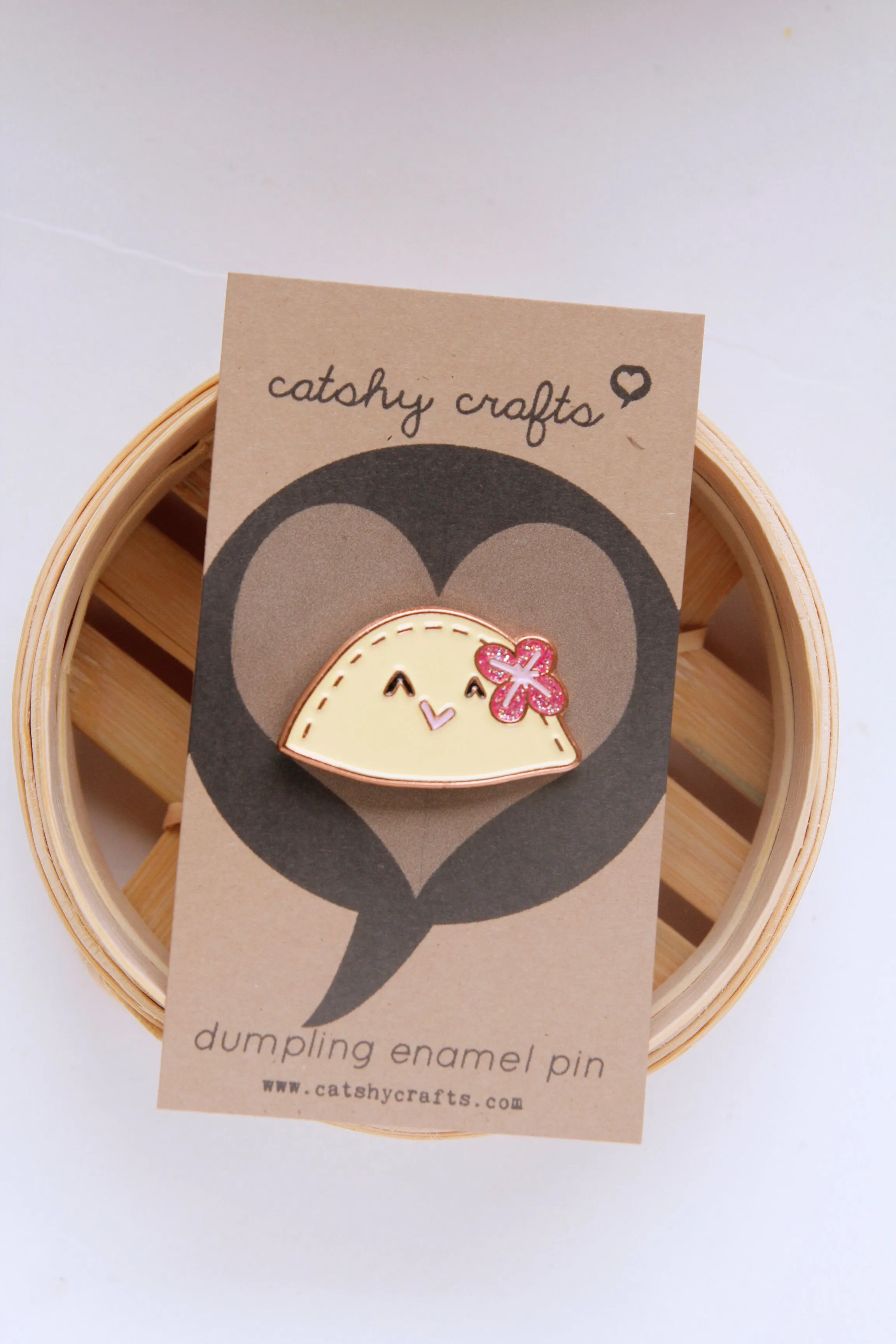 Dumpling Enamel Pin