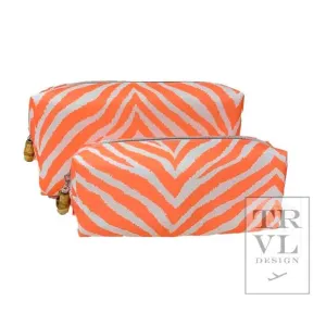 Duos - Travel Pouches - Hide Stripe Melon