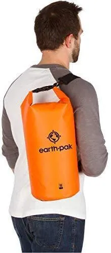 Earth Pak -Waterproof Dry Bag - Roll Top Dry Compression Sack Keeps Gear Dry for Kayaking, Beach, Rafting, Boating, Hiking, Camping and Fishing with Waterproof Phone Case