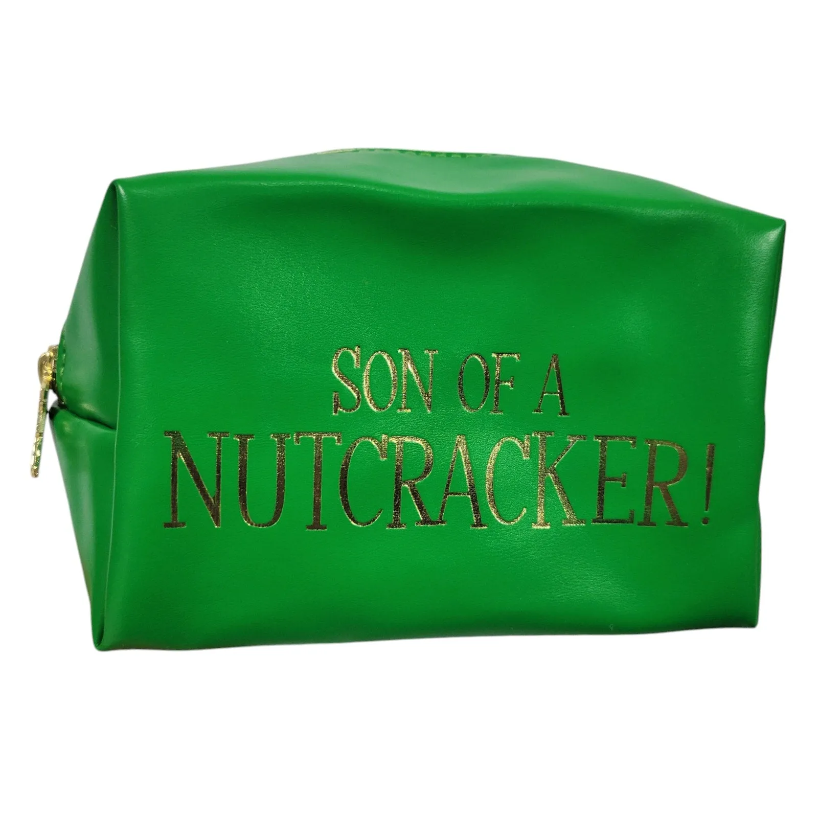 Elf Nutcracker Make Up Bag Green Pouch Cosmetics Case Festive Holiday Makeup Revolution