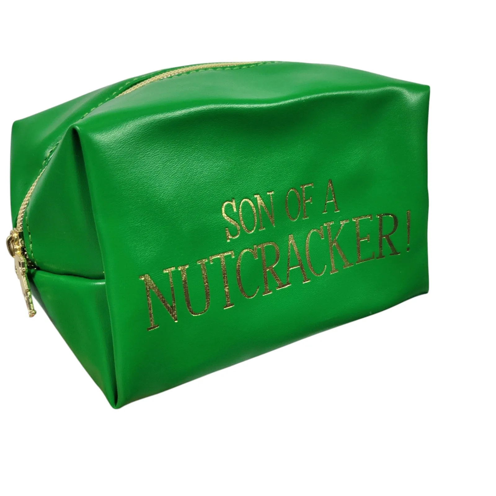 Elf Nutcracker Make Up Bag Green Pouch Cosmetics Case Festive Holiday Makeup Revolution