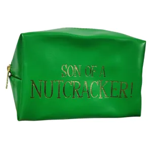 Elf Nutcracker Make Up Bag Green Pouch Cosmetics Case Festive Holiday Makeup Revolution