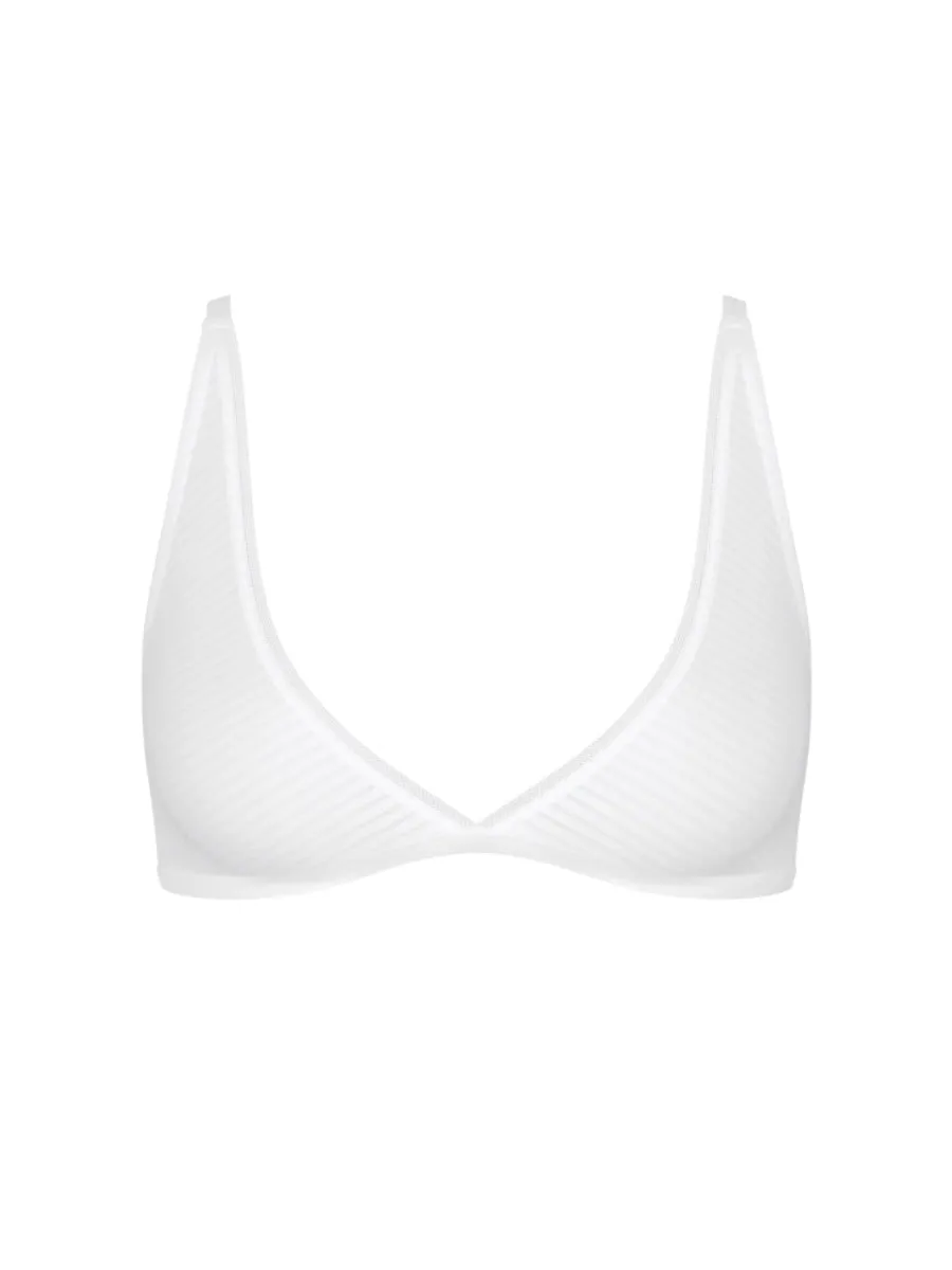 Ever Fresh Plus Wireless Bralette - White