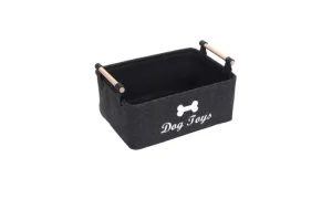 Felt Pet Storage Bag - Black - Rex